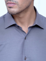 Classic Grey Structured Shirt