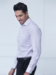 Purple Striped Shirt