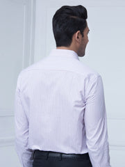 Purple Striped Shirt