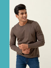 Brown Long Sleeve T-Shirt
