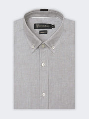 Brown Oxford Button Down Shirt