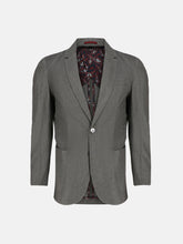 Brown Linen Blended Blazer
