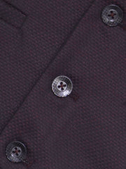 Burgundy Structured Vest With Bow - Junior