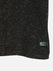 Charcoal Neppy Short Sleeves Casual T-Shirt