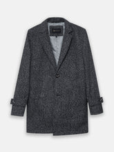 Charcoal Wool Blended Over Coat