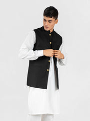 Classic Black Formal Waistcoat