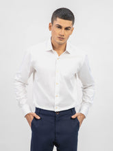 Classic White Satin Formal Shirt