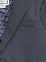 Dark Grey Kids Casual Blazer