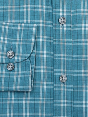 Emerald Green Checkered Button Down Shirt - Luxe