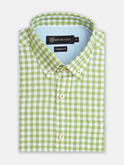 Green Bold Gingham Checkered Shirt