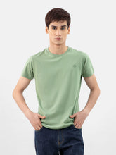 Green 100% Combed Cotton Crew Neck T-Shirt