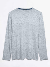 Grey Inject Pattern Long Sleeve T-Shirt
