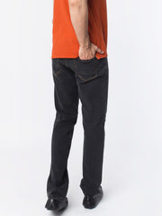 Grey Stone Washed Denim Jeans