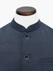 Grey Checkered Waistcoat