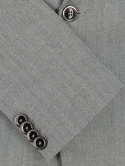 Grey Wool Herringbone Blazer