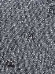 Grey & White Dobby Structured Wool Waistcoat