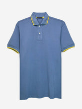 Greyish Blue Sporty Polo