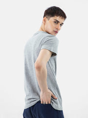 Heather Grey Neppy Crew Neck T-Shirt