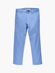 Light Blue Structured Casual Trouser