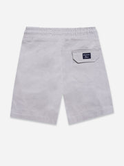 Light Grey Cotton Casual Shorts - Junior
