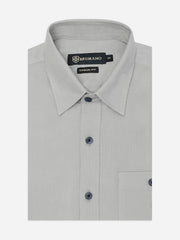 Light Grey Corduroy Shirt