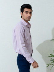 Maroon & White Printed Shirt