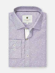 Maroon & Blue Paisley Printed Shirt