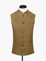 Mustard Polka Dot Waistcoat