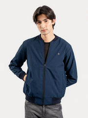 Navy Blue Bomber Jacket
