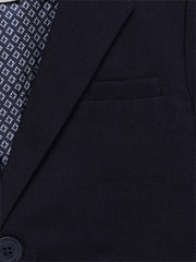 Navy Blue Structured Kids Casual Blazer