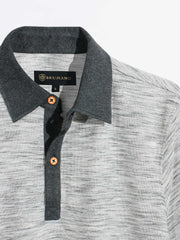 Off White Pique Polo Shirt