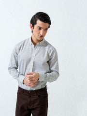 Olive Floral Printed Shirt