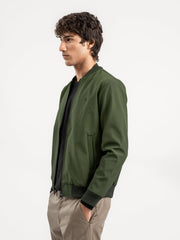 Olive Green Bomber Jacket