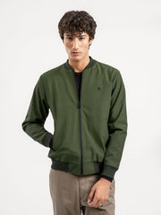 Olive Green Bomber Jacket