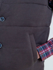 Olive Green Knitted Sleeveless Vest