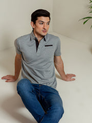 Olive Green Mercerized Polo Shirt