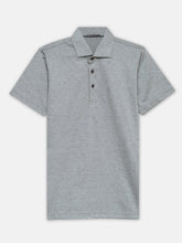 Olive Structured Polo With Cutaway Collar