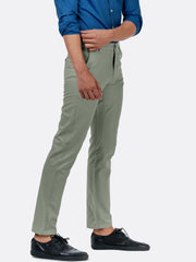Olive Green Light Weight Relax Fit Chino