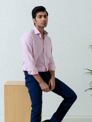 Pink Bengal Striped Shirt