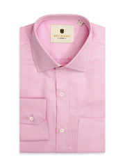 Pink Dobby Structured Shirt