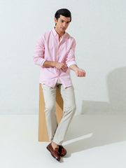 Pink Floral Printed Shirt