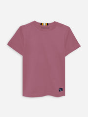 Pink 100% Cotton Casual Tee With Detailing