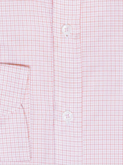 Pink Gingham Button Down Formal Shirt