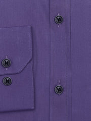 Purple Fine Twill Formal Shirt - Luxe