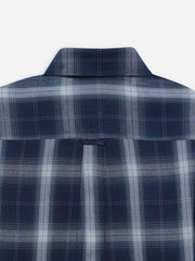 Purple & Grey Light Weight Checkered Casual Shirt