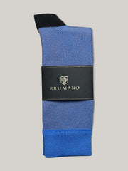 Royal Blue Dobby Cotton Socks