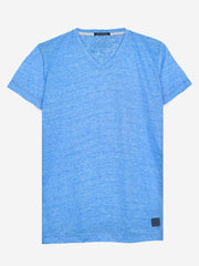 Royal Blue Light Weight V-Neck T-Shirt