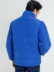 Royal Blue Quilted Puffer Jacket