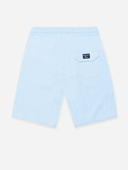Sky Blue Linen Casual Shorts - Junior