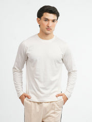 Vanilla Long Sleeve Crew Neck T-Shirt